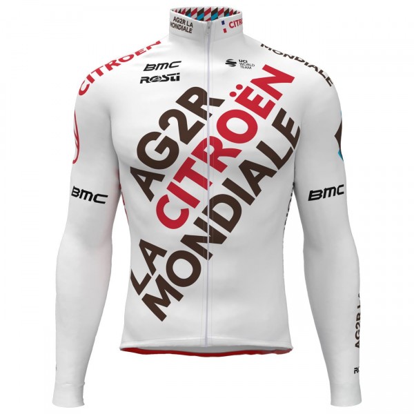 AG2R Citroen 2022 wielershirt met lange mouwen professioneel wielerteam