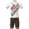 AG2R Citroen 2022 wielershirt korte mouw (lange rits) professioneel wielerteam