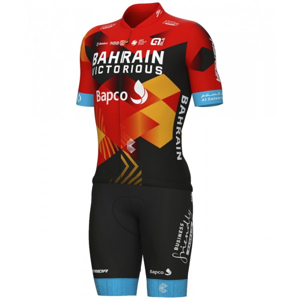 Bahrain Victorious 2023 set (jersey+broek)-ALE professioneel wielerteam