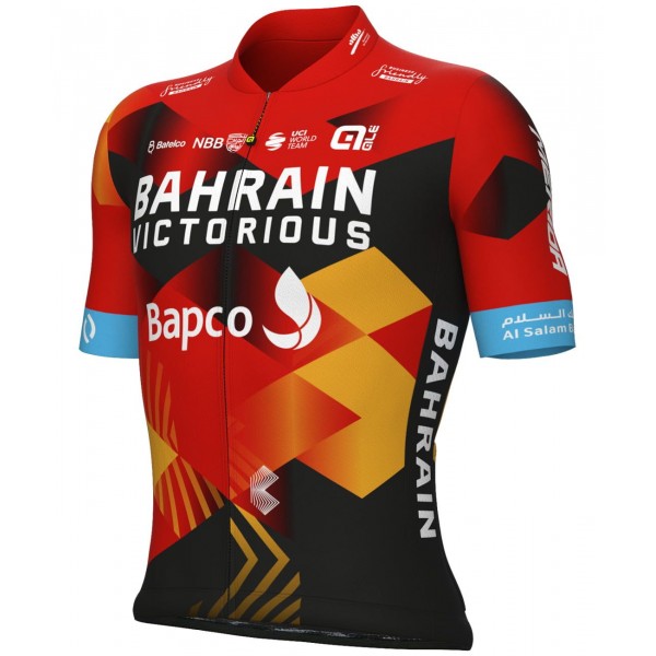 Bahrain Victorious 2023 wielershirt met korte mouwen - ALE professioneel wielerteam