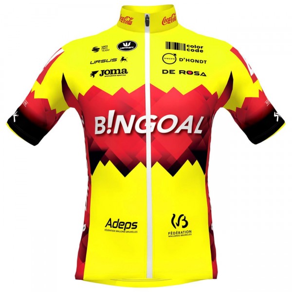 Bingoal WB 2023 korte mouw wielershirt professioneel wielerteam