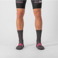 Giro d'Italia 2022 fietssokken antraciet/roze