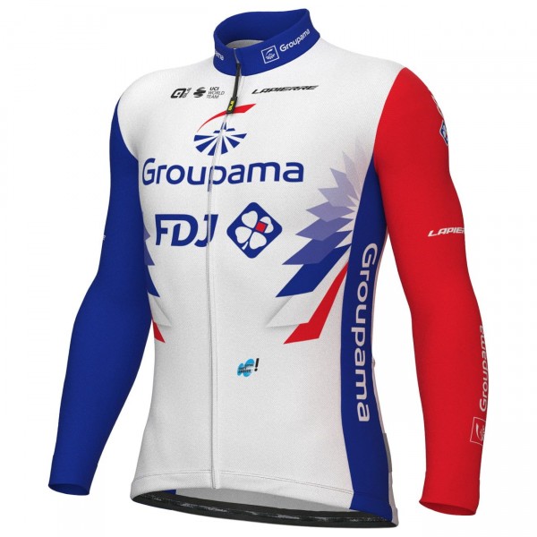 GROUPAMA-FDJ 2022 wielershirt met lange mouwen - ALE professioneel wielerteam