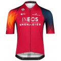 INEOS GRENADIERS 2023 ICON wielershirt met korte mouwen (lange ritssluiting) professioneel wielerteam