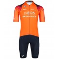 INEOS GRENADIERS 2023 trainingseditie ICON wielershirt met korte mouwen (lange ritssluiting) professioneel wielerteam