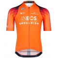 INEOS GRENADIERS 2023 trainingseditie ICON wielershirt met korte mouwen (lange ritssluiting) professioneel wielerteam