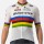 Quick Step Alpha Vinyl Road Wereldkampioen Rainbow Jersey 2022 Competizione wielershirt met korte mouwen professioneel wielerteam