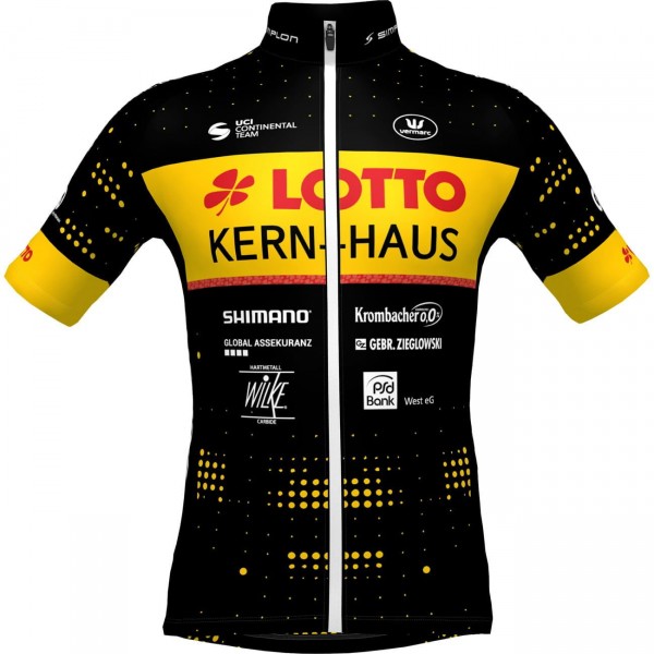 Team Lotto-Kern Haus 2023 wielershirt korte mouw (lange ritssluiting) professionele wielerploeg