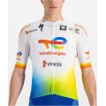 Team TotalEnergies 2022 wielershirt korte mouw (lange rits) professioneel wielerteam