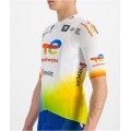 Team TotalEnergies 2022 wielershirt korte mouw (lange rits) professioneel wielerteam