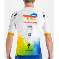Team TotalEnergies 2022 wielershirt korte mouw (lange rits) professioneel wielerteam