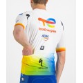 Team TotalEnergies 2022 wielershirt korte mouw (lange rits) professioneel wielerteam