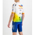 Team TotalEnergies 2022 wielershirt korte mouw (lange rits) professioneel wielerteam