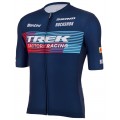 Trek Factory Racing XC 2023 fietsshirt met korte mouwen (lange ritssluiting) professioneel wielerteam