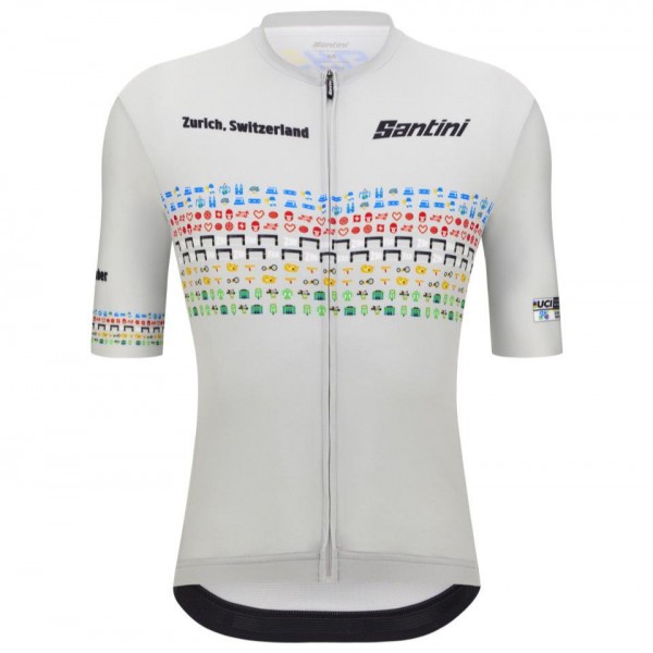 Heren Santini Zürich 2024 UCI Masters Wereldkampioenstrui - Grijs