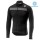 2019 Casteli Puro 3 Zwart Thermal Wielershirt Lange Mouw 107HNAR