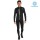 2019 Casteli TRAS Zwart Thermal Fietskleding Set Wielershirts Lange Mouw+Lange Wielrenbroek Bib 982PMOY