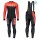 2019 Scott RC Rood-Zwart Thermal Fietskleding Set Wielershirts Lange Mouw+Lange Wielrenbroek Bib 686WVEV