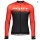 2019 Scott RC Rood-Zwart Thermal Wielershirt Lange Mouw 276ZETH