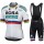 Bora Hansgrohe 2019 Slovak Champion Fietskleding Set Wielershirt Korte Mouw+Korte Fietsbroeken Bib