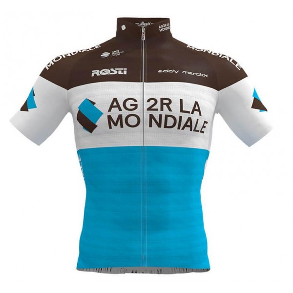 AG2R LA MONDIALE 2019 Wielershirt Korte Mouw