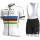 2019 World Champion Hagens Berman Axeon Fietskleding Set Wielershirt Korte Mouw+Korte Fietsbroeken Bib