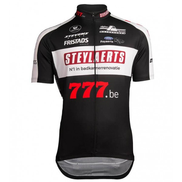 Steylaerts-777 2019 Black Wielershirt Korte Mouw