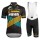 Telenet Fidea Lions 2019 Fietskleding Set Wielershirt Korte Mouw+Korte Fietsbroeken Bib