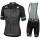 Peter Sagan LOGO Team 2019 Line Black Fietskleding Set Wielershirt Korte Mouw+Korte Fietsbroeken Bib