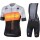 Team Sagan Stars 2019 Gray Fietskleding Set Wielershirt Korte Mouw+Korte Fietsbroeken Bib