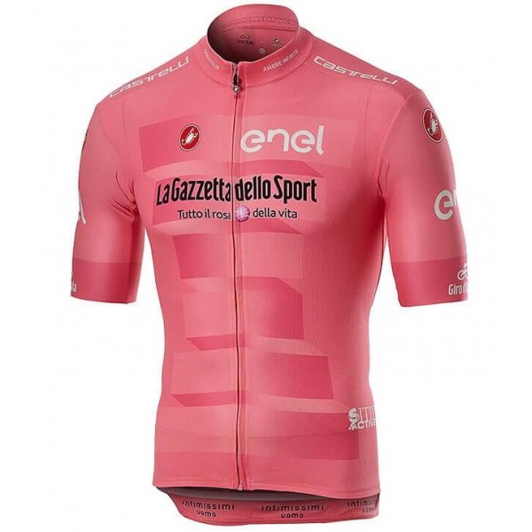 Giro D'Italia 2019 Rosa Wielershirt Korte Mouw