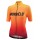 MORVELO Dames FIRE Wielershirt Korte Mouw