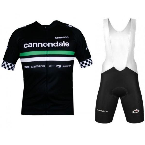 Cannondale FACTORY RACING 2019 Fietskleding Set Wielershirt Korte Mouw+Korte Fietsbroeken Bib