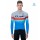 2020 CUBE Blauw Pro Team Thermal Wielershirt Lange Mouw 610ASLE