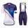 2020 Canyon Team Blauw-Wit Dames Fietskleding Set Wielershirt Korte Mouw+Korte Fietsbroeken Bib 510FSGQ