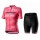 2020 GIRO D'ITALIA Maglia Rosa Dames Fietskleding Set Wielershirt Korte Mouw+Korte Fietsbroeken Bib 763UKMM