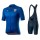 2020 Italian Country Blauw Fietskleding Set Fietsshirt Met Korte Mouwen+Korte Koersbroek Bib 720TVDV