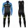 2020 Nalini Thebe Zwart-Blauw Wielerkleding Set Wielershirt Lange Mouw+Lange Fietsbroeken Bib 485XZSP
