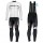 2020 Scott RC Pro Wit Thermal Fietskleding Set Wielershirts Lange Mouw+Lange Wielrenbroek Bib 128WXHP