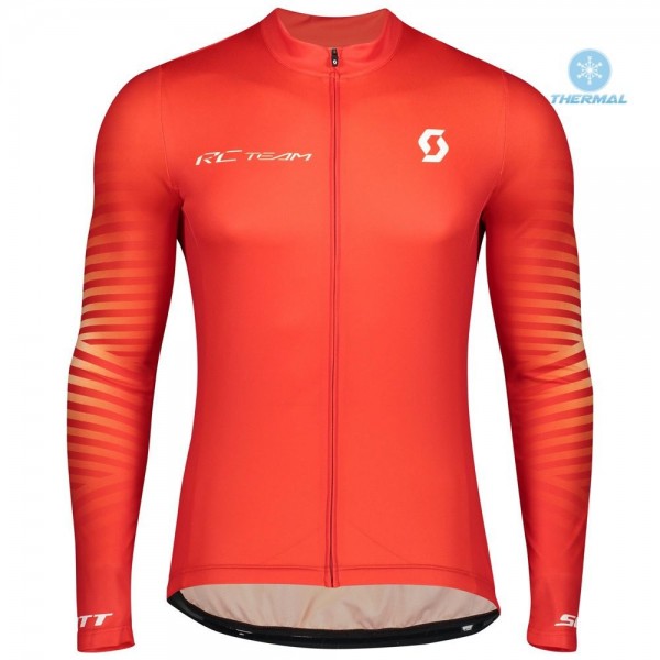 2020 Scott RC Team 1.0 Fiery Thermal Wielershirt Lange Mouw 930GELC