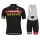 2020 Scott Sram Zwart-Geel Fietskleding Set Fietsshirt Met Korte Mouwen+Korte Koersbroek Bib 839ECCQ