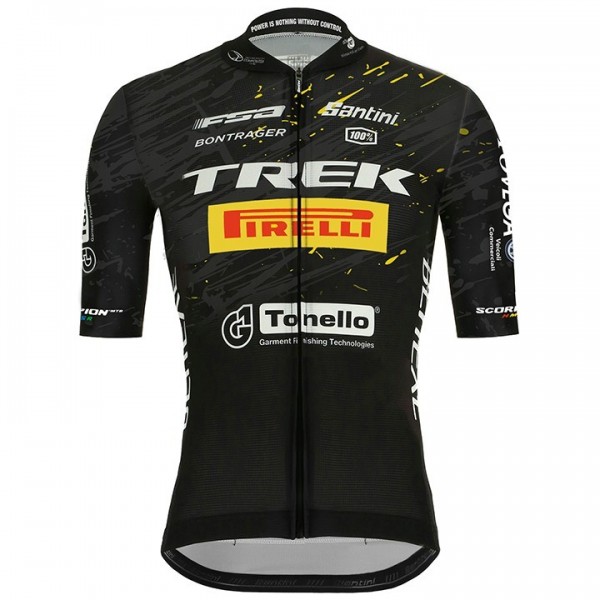 2020 TREK Pirelli Zwart Wielershirt Korte Mouw 140BZKU