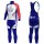 2020 Team FDJ Thermal Fietskleding Set Wielershirts Lange Mouw+Lange Wielrenbroek Bib 171JWSX