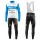 2020 Team ISRAEL STAT-UP NATION Wielerkleding Set Wielershirt Lange Mouw+Lange Fietsbroeken Bib 743ELLJ