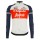 2020 Trek Segafredo Factory Racing Wit-Rood Fietskleding Wielershirt Lange Mouw 402RIHL