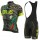 ALE PRR FLOWERS Grijs Wielerkleding Set Wielershirt Korte+Korte Fietsbroeken Bib