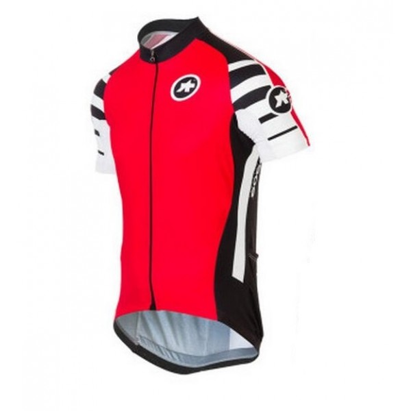 2016 ASSOS Wielershirt Korte Mouw Rood