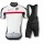 2016 ASSOS Fietskleding Set Fietsshirt Met Korte Mouwen+Korte Koersbroek Zwart Wit Rood