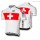 2016 ASSOS Wielershirt Korte Mouw Rood Wit