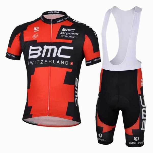 2013 BMC Racing Teams Fietskleding Set Fietsshirt Met Korte Mouwen+Korte Koersbroek